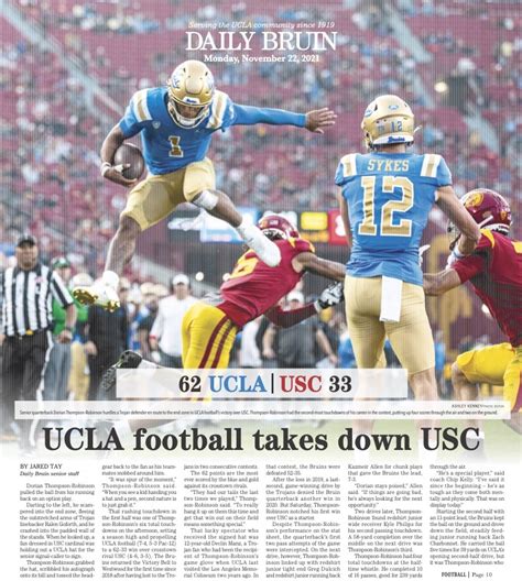 usc vs ucla record|Top 10 UCLA football vs. USC rivalry moments .
